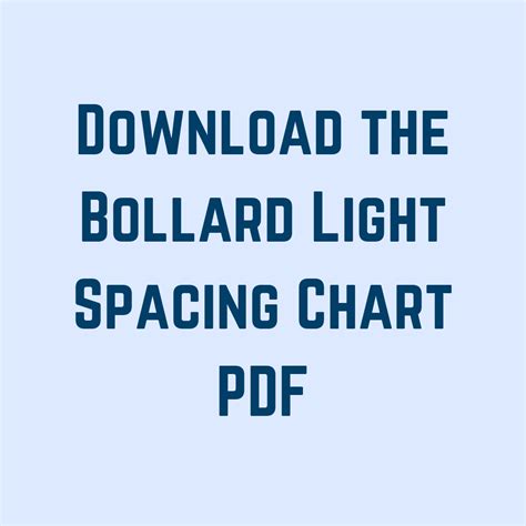 Bollard Spacing - About Bollard Light Spacing | Access Fixtures