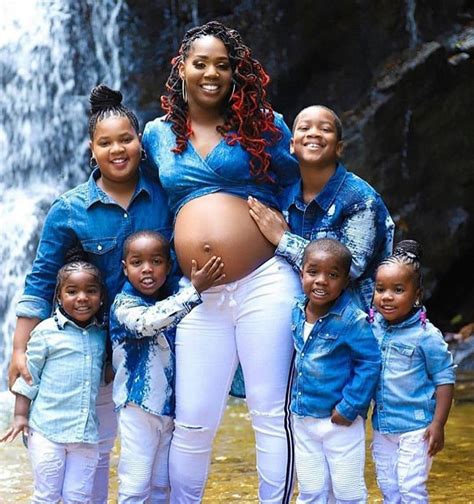 Maternity Photoshoot Of A Mother Expecting Twins With Her 2 Sets Of