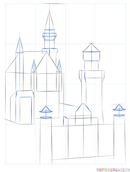 Cum Se Desenează Castelul Neuschwanstein Tutoriale De Desenat