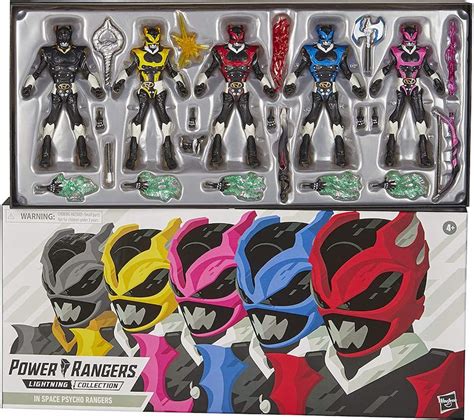 Hasbro Power Rangers Lightning Collection Space Psycho Rangers Boxset