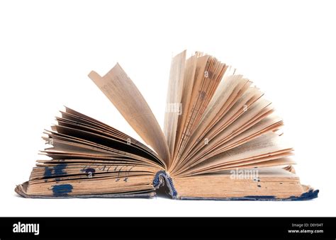 Old Open Book Stock Photo Alamy