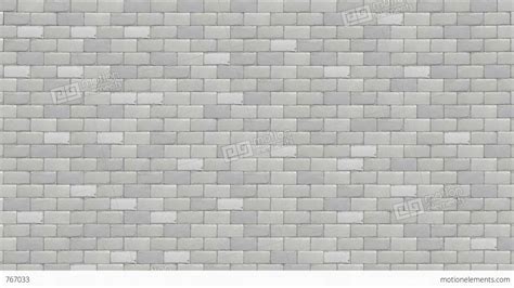 wall break white brick stock animation 767033