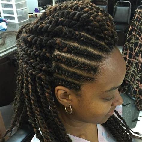 For most women it's almost impossible to hold a braid tight to the head but african hair can do that the side part offers a sexy braided styles for anyone. 20 Best African American Braided Hairstyles for Women 2017 ...