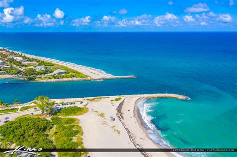 Jupiter beach, florida sunrise engagement session at blowing rocks preserve park. Jupiter Beach Florida Aerial Inlet Waterfront Property ...