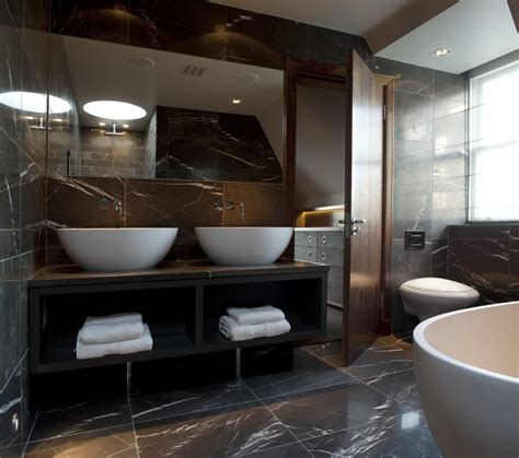 Staffan Tollgard Contemporary Penthouse Master Bathroom Dk Decor