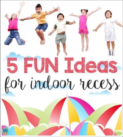 We have indoor and outdoor group activities for fun and team building. Fun Ideas for Indoor Recess | Indoor recess, Classroom ...
