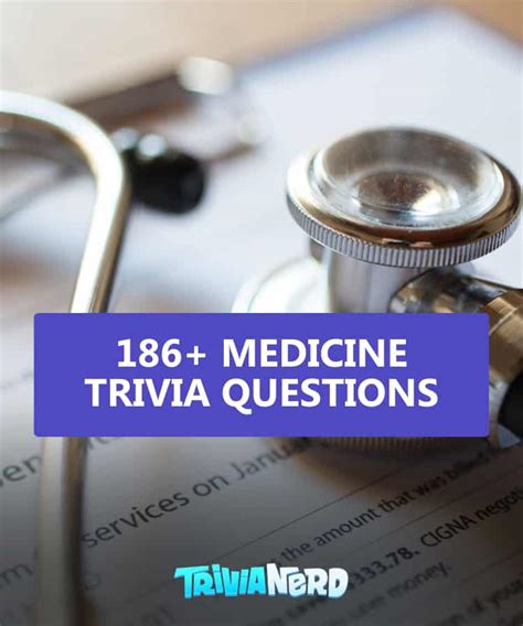 21 Medical Trivia Questions And Answers Triviafyi