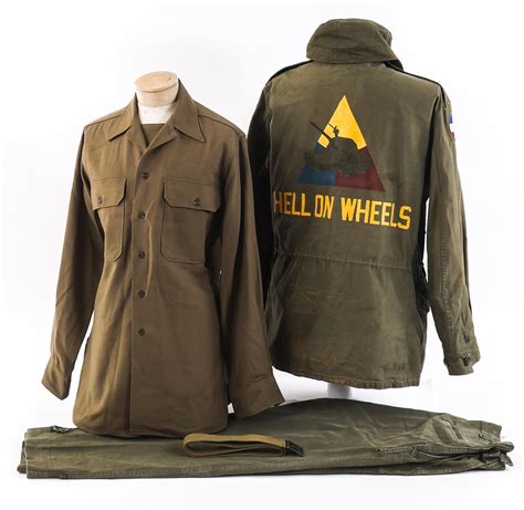At Auction Wwii Us Army M43 Jacket Uniform Set