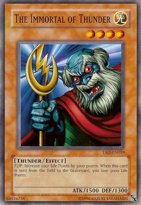 To you, the immortal summary: The Immortal of Thunder | Yu-Gi-Oh! | FANDOM powered by Wikia