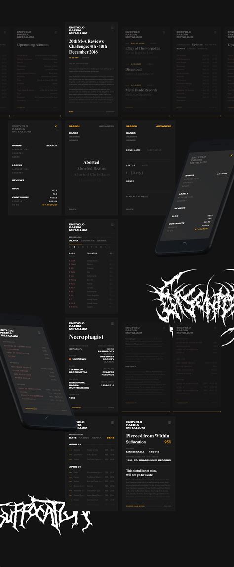 Encyclopaedia Metallum: The Metal Archives on Behance