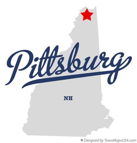 Map Of Pittsburg Nh New Hampshire