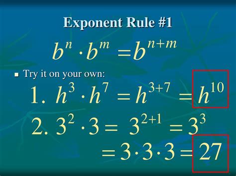 Ppt Exponent Rules Powerpoint Presentation Free Download Id5660971