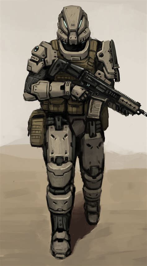 Spec Ops Commando Future Soldier Sci Fi Concept Art Futuristic Armour