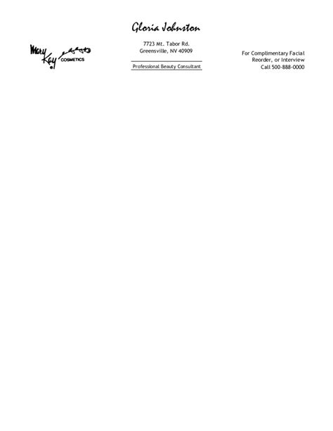 Free Printable Personal Letterhead Templates Free For Word Stationery
