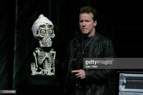 Comedianventriloquist Jeff Dunham Performs With His Dummy Achmed The
