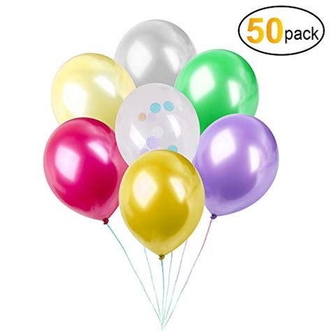 Buy Duerger Balloons 50 Pcs 12 Inches Assorted Color Latex Party