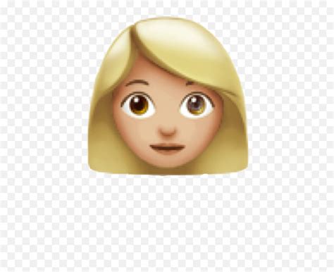 Girl Emoji She Girlemoji Sticker Iphone Blonde Girl Emoji Pnggirl
