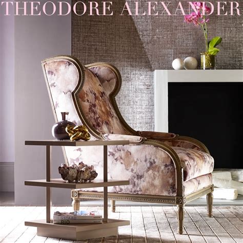 Theodore Alexander High End Luxury Furniture Handcarved Curved And