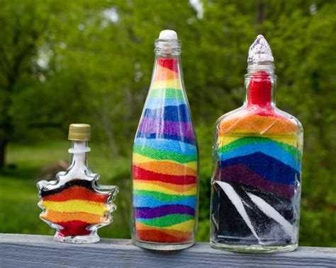 Create Sand Art In Vintage Bottles • Crafting A Green World