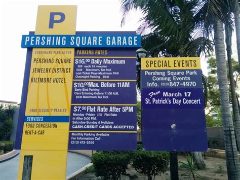 You will then be able to pay for your shorter term parking with only a few taps on your smart phone and be on your way. Pershing Square Garage - 12 Photos - Parking - Downtown ...