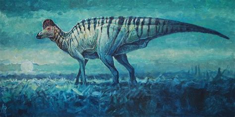 Prairie Moon Corythosaurus By Rodrigues Dans Dinosaurs