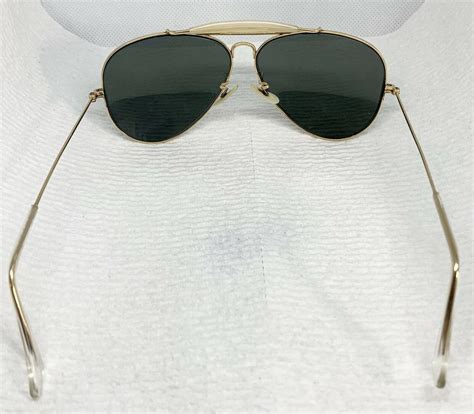 vintage ww2 era bausch and lomb “ray ban” 12k gf aviator style pilots sunglasses 2053979363