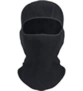 TAGVO Warm Balaclava Full Face Mask Cover With Breathable Mesh Silicone Panel Winter Fleece