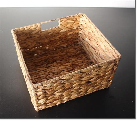 32 x 47 x 12, 5 cm. 4 Körbe Bastkörbe Regalkorb Korb 30cm Schublade ...