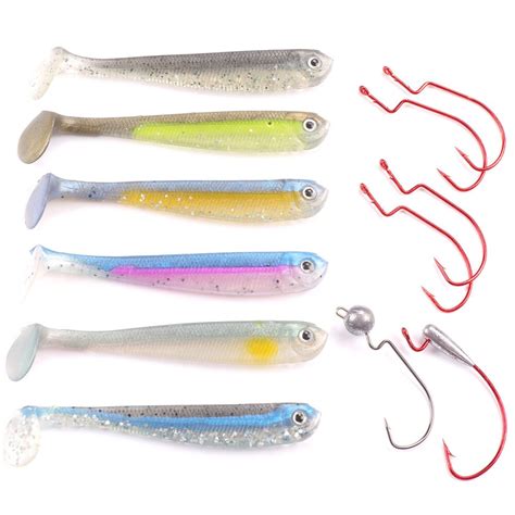 Mizugiwa Thorn Pro Jighead Worm Hook Bass Fishing Soft Plastic Baits