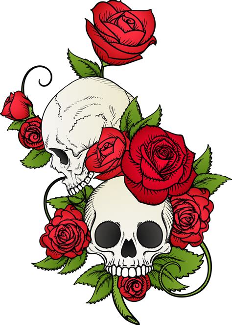 Download And Skull Painted Calavera Hand T Shirt Vector HQ PNG Image FreePNGImg