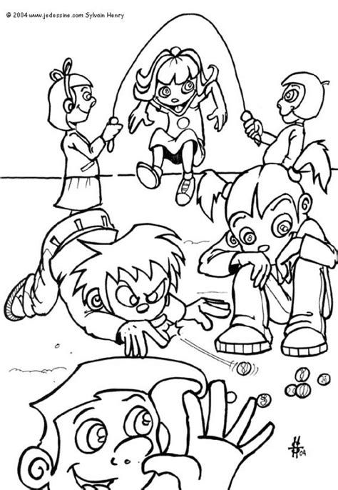 Free Children Playing Coloring Pages Download Free Children Playing