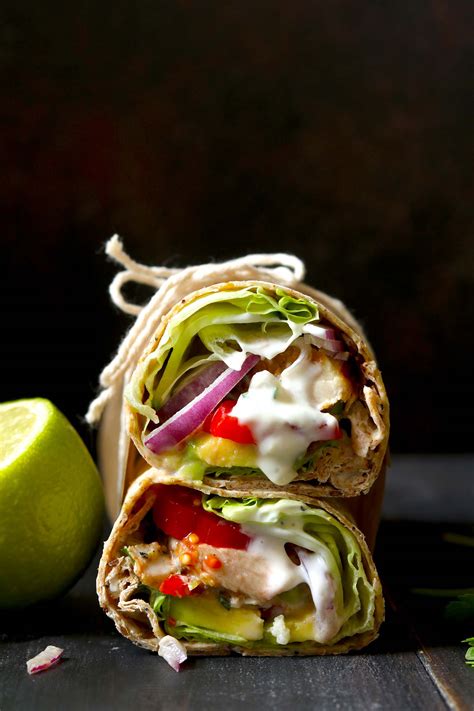 Spicy Chicken Wraps - The Last Food Blog