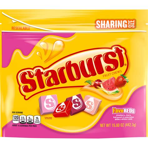 Starburst Favereds Valentines Day Sharing Size Chewy Candy 156 Oz