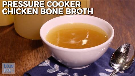 Pressure Cooker Chicken Bone Broth Youtube
