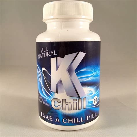 herbal supplements k chill 70 ct relaxation pill take a chill pill