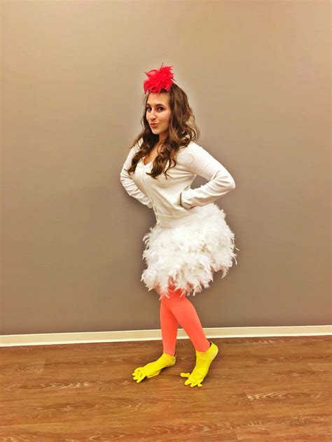 Diy Chicken Costume Chicken Costume Diy Chicken Costumes Chicken