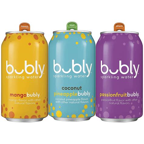 Bubly Sparkling Water Summer Variety Pack Oz Cans Pack Walmart Com