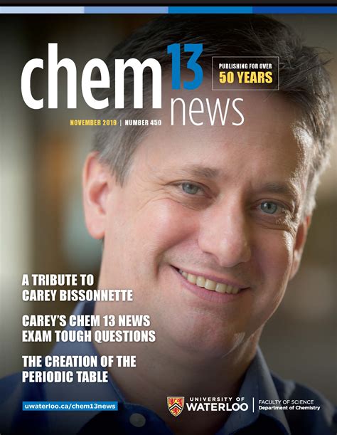 November 2019 Chem 13 News Magazine University Of Waterloo