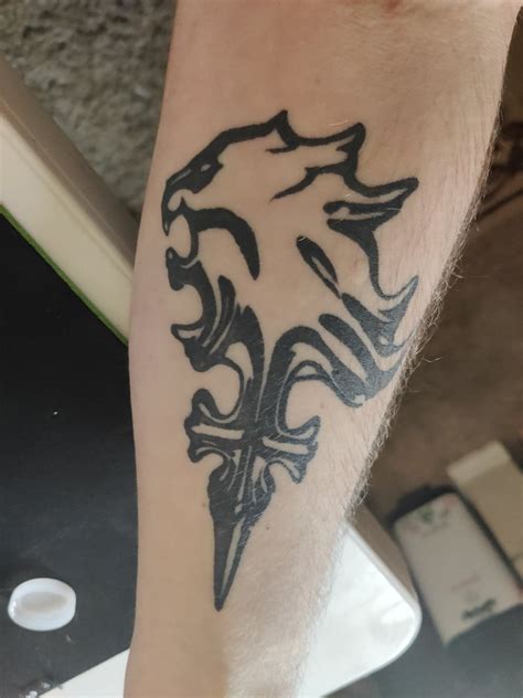 Ff8 Tattoo On My Forearm Brother Did It Hes A Tattoo Artist R