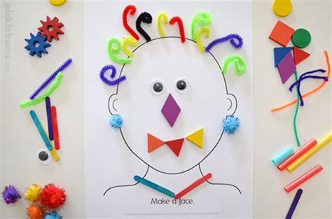 Make A Face Activity Five Ideas And A Free Printable