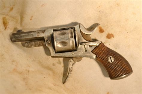 German Velo Dog Revolver 6 Shot 22 Short Folding Trigger Antique