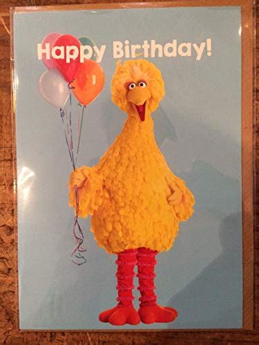 Sesame Street Happy Birthday Big Bird Card Buy Online In India At