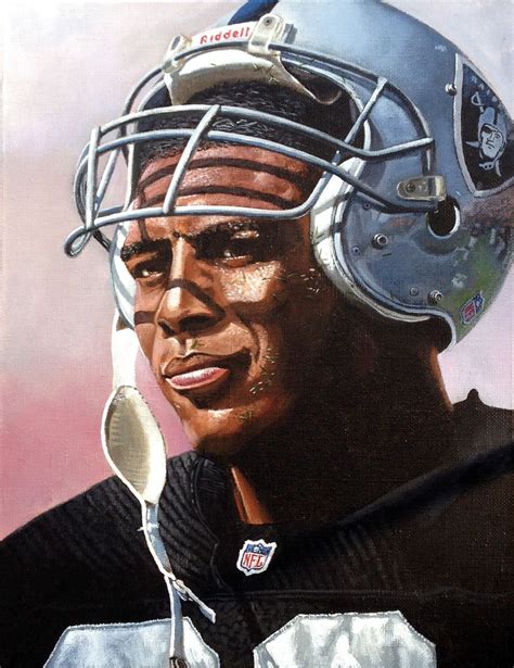 The Art Of Paul Lempa — Just Finished My Marcus Allen Painting Nfl