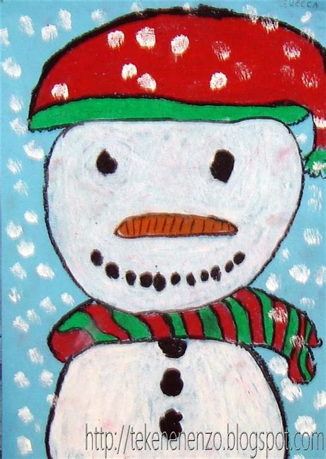 Klik hier voor sneeuwpop tekenen. Tekenen en zo: Kom op, we maken een sneeuwpop!