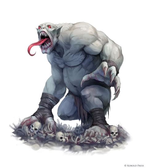 Ogre Ghoul By Willobrien On Deviantart Monster Artwork Fantasy