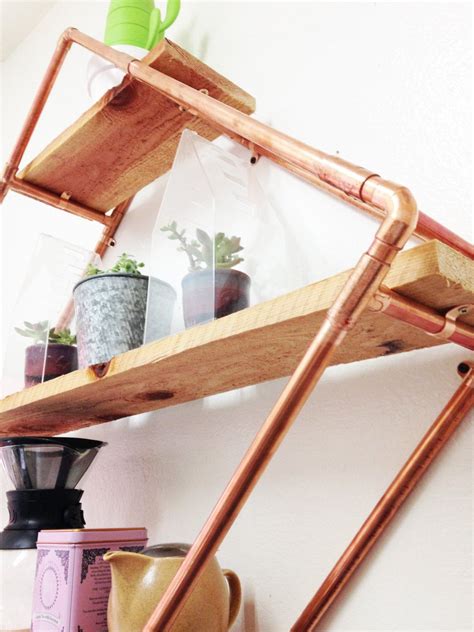 Pin On Copper Pipe Shelves