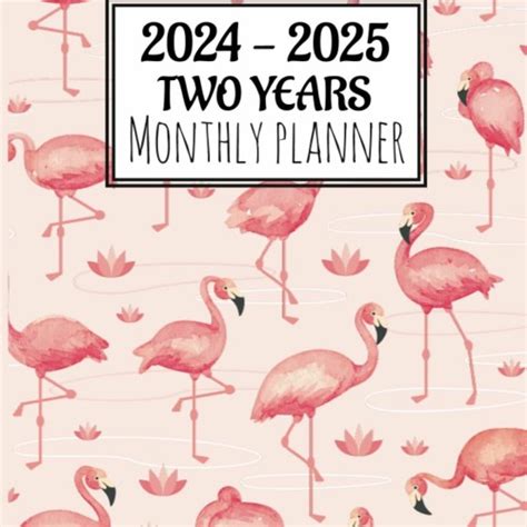 Stream 📖 2024 2025 Monthly Planner Daily Time Management Book With Pink Flamingo Cover Design