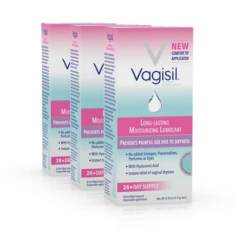 Vagisil Prohydrate Internal Vaginal Gel And Moisturizing Personal Lubricant Pre Filled