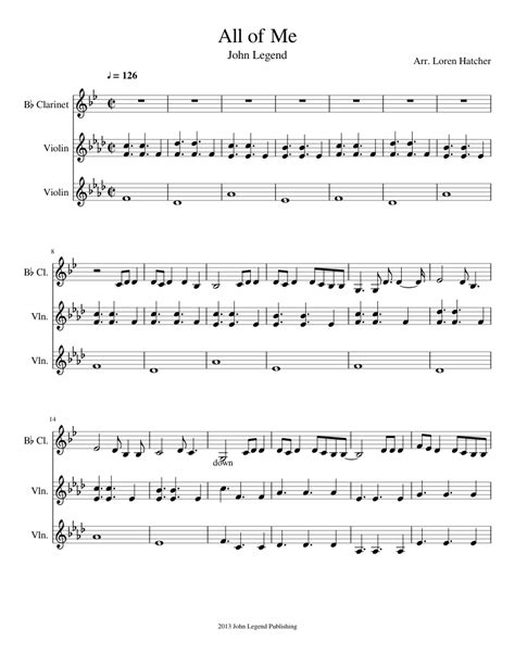 Instruments accordion bagpipe balalaika banjo bass bassoon blank sheet… $12.99 10.82 € #piano trio: All of Me Sheet music for Clarinet, Violin | Download free in PDF or MIDI | Musescore.com