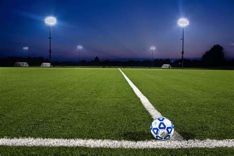 The size of a football (soccer) field is about 100 metres long and 60 metres wide, but in official games there are regulations about the minimum and maximum dimension. Soccer